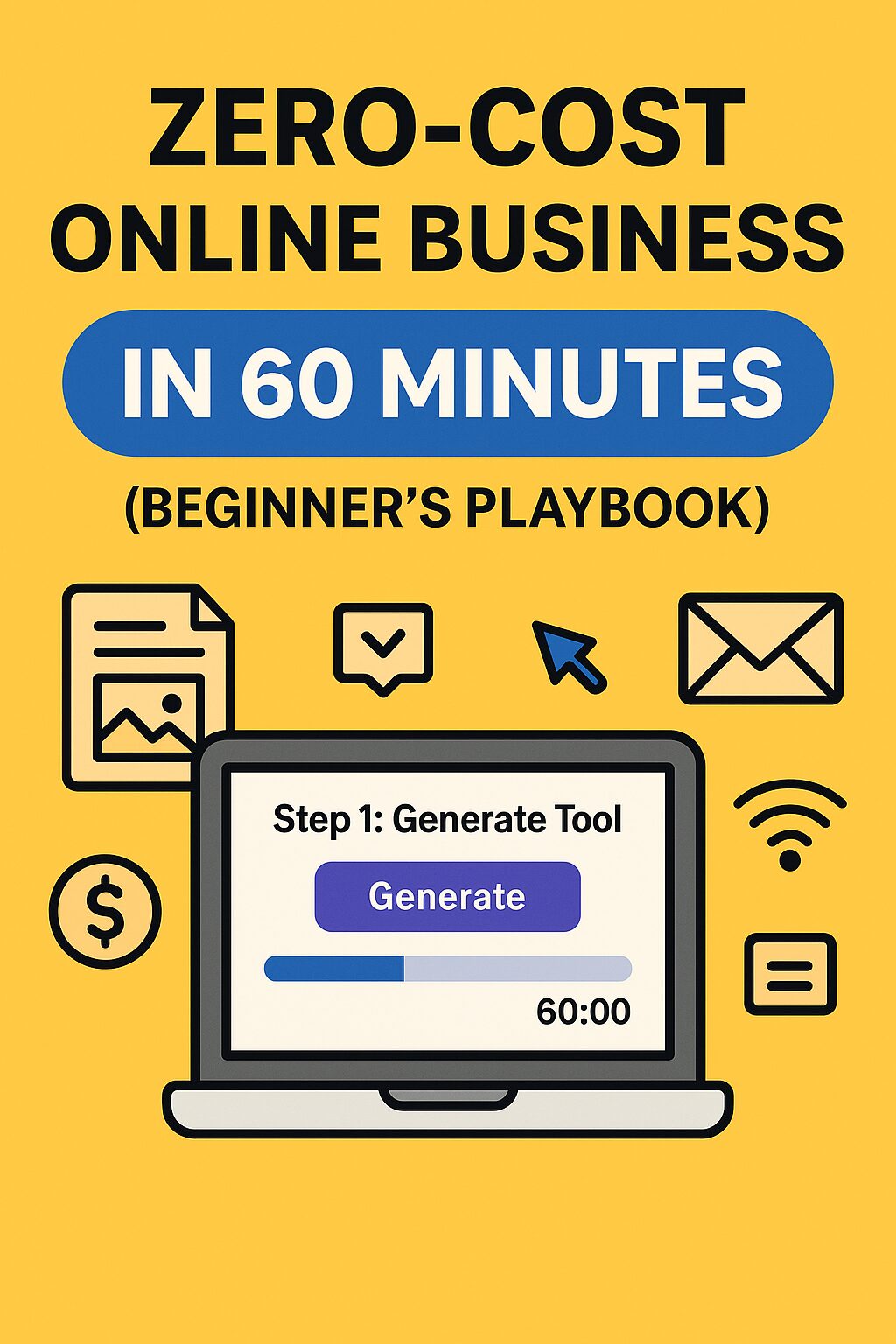 Launch a Zero-Cost Online Business in 60 Minutes (Beginner’s Playbook)
